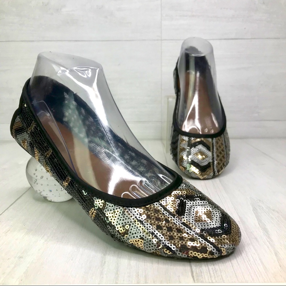 Lucky Brand Womens 8.5 Elisabeta Ballet Flat